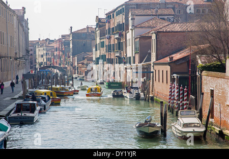 Venedig, Italien - 14. März 2014: Fondamente Nove und Kanal Stockfoto