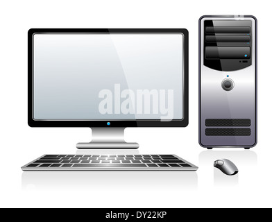 Computer Technologie Computer Desktops Pc Stockfoto Bild