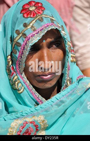 Indien, Punjab, Amristar, Frau Stockfoto