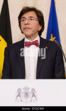 Belgien, Brüssel: König der Belgier, Albert II, kündigt seine Abdankung 2013/07/03 Stockfoto