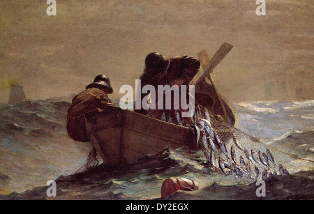 Winslow Homer der Hering Net Stockfoto