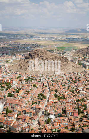 Blick vom Schloss, afyon, anatolien, türkei, asien Stockfoto