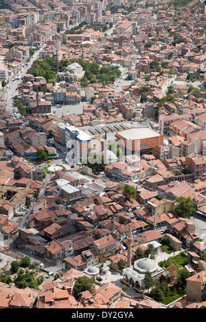 Blick vom Schloss, afyon, anatolien, türkei, asien Stockfoto