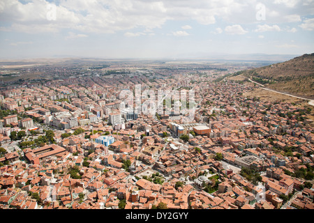 Blick vom Schloss, afyon, anatolien, türkei, asien Stockfoto