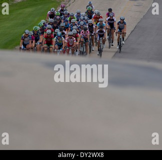 Tour von Amerikas Dairyland Radrennen. Stockfoto