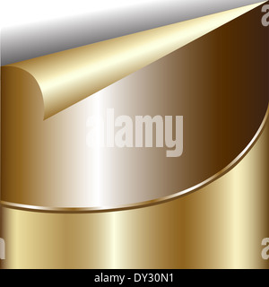 Kreative technologischen Hintergrund. Goldene abstrakte Vektor Hintergrund Stockfoto