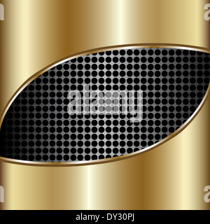 Kreative technologischen Hintergrund. Metall Abstract Vector Hintergrund Stockfoto