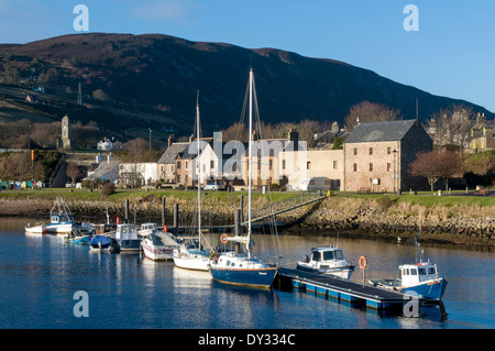 Die Marina im Hafen von Helmsdale, Sutherland, Schottland, Großbritannien. Stockfoto