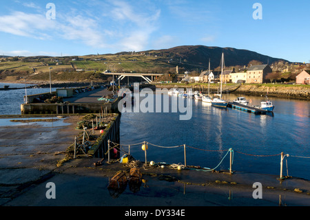 Die Marina im Hafen von Helmsdale, Sutherland, Schottland, Großbritannien. Stockfoto