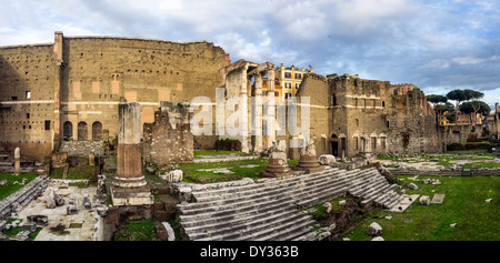 Augustus Forum im antiken Rom, Italien Stockfoto