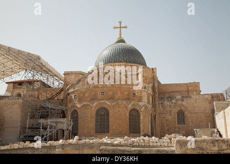 Kirche des Heiligen Grabes, Jerusalem, Israel. Stockfoto