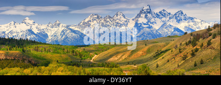 Grand-Teton-Nationalpark im Norden westlichen Wyoming, USA. Stockfoto