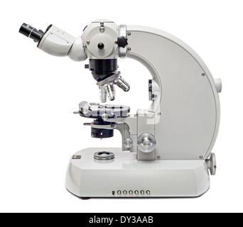 Zeiss Universal Compound Microscope, weitgehend verwendet in den 1980er Jahren in vielen professionellen Labors weltweit. Stockfoto