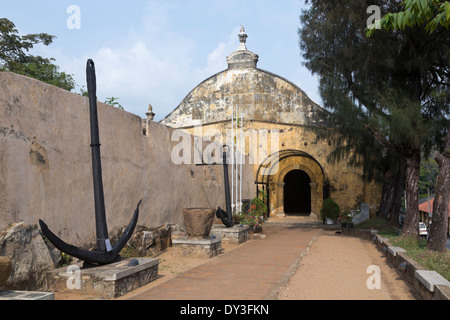 Galle Fort, Galle, Sri Lanka, Südasien. Haupteingang der Maritime Archäologie-Museum Stockfoto