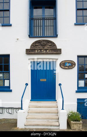 Portsmouth Sailing Club, Altstadt von Portsmouth, Hampshire. Stockfoto