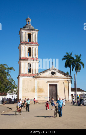 Iglesia de Nuestra Señora del Buen Viaje Remedios Kuba Stockfoto