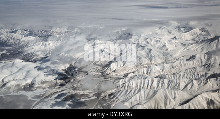 Mountain Range von Kamtschatka Stockfoto