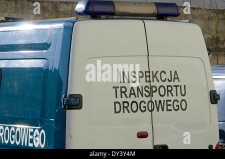 ein Foto des Fahrzeugs Inspektionsdienste, Fracht-Auto Stockfoto