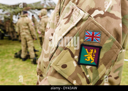 Arm-Abzeichen der 51 (schottische) Brigade Stockfoto