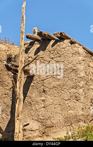 Hilltop Turm Kiva, Picuris Pueblo in New Mexico Stockfoto