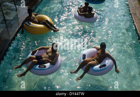 Indien Mumbai Bombay, künstliche Wasserpark wasserreich Stockfoto