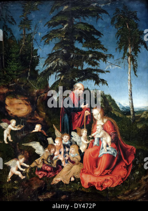 Lucas Cranach - die Ruhe auf der Flucht nach Ägypten - 1504 - XVI th Jahrhundert - deutsche Schule - Gemäldegalerie - Berlin Stockfoto