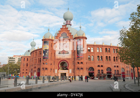 Praça de Touros do Campo Pequeno (Stierkampfarena Campo Pequeno), Lissabon, Portugal. Stockfoto