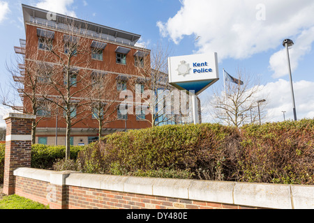 Kent Polizei Polizeistation Medway Stockfoto