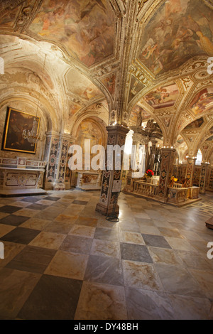 Die Krypta von St. Andreas in Amalfi Kathedrale von Amalfi, Italien Stockfoto