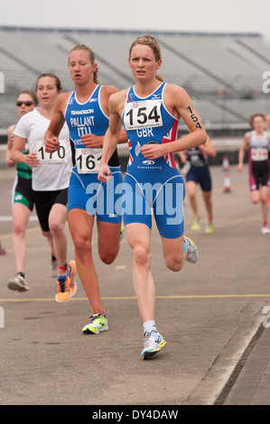 Elite Duathlon Weltmeisterschaften 2014 März 30. Senioren Stockfoto