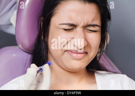Indische Zahnarzt Behandlung Stockfoto