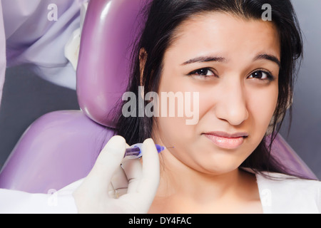 Indische Zahnarzt Behandlung Stockfoto