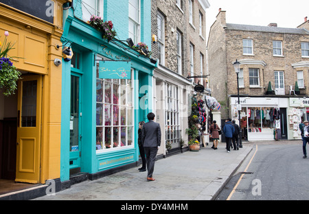 Portobello Road (Südende) in Nottinghill Gate - London W11 - UK Stockfoto