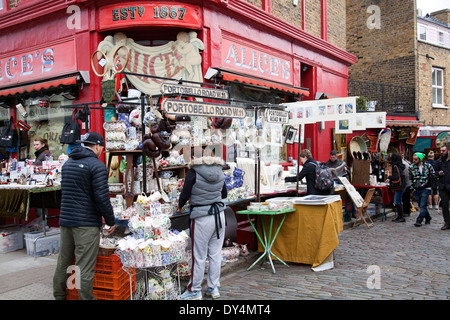 Portobello Road Market in Nottinghill Gate - London W11 - UK Stockfoto