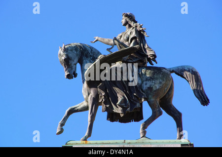 Wien Staatsoper Statue - Wiener Staatsoper Statue 01 Stockfoto