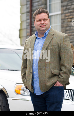 Gewinner des ITV Britain Got Talent britische Tenor Paul Potts. Stockfoto