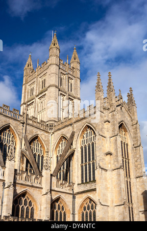 Die Abbey Church of Saint Peter and Saint Paul, Bad, allgemein bekannt als Abteikirche von Bath, Somerset England UK Europe Stockfoto