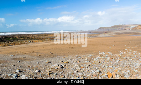 Widemouth Bay Beach in der Nähe von Bude Cornwall England UK Europe Stockfoto