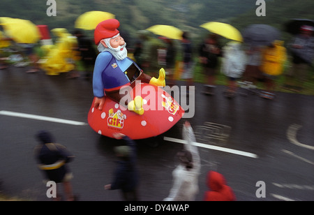 2004 Tour de France Promotiomal Wohnwagen Stockfoto