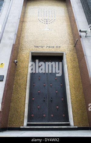 Zentrale Synagoge auf Great Portland Street, London England Vereinigtes Königreich UK Stockfoto