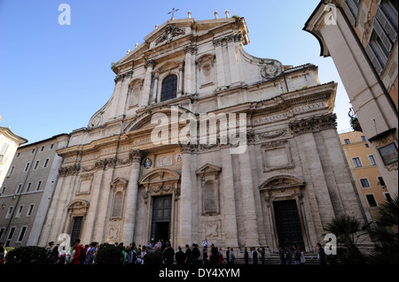 Italien, Rom, Kirche Sant'Ignazio Stockfoto