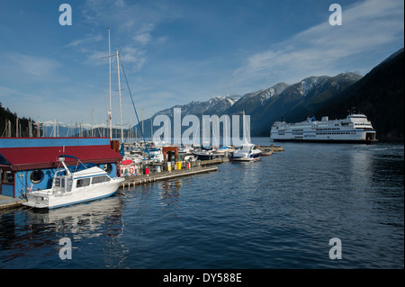 Horseshoe Bay, West Vancouver, Britisch-Kolumbien. Stockfoto