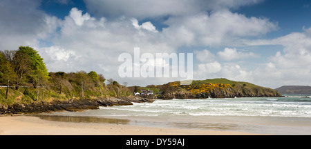 Irland, Co. Donegal, Dunfanaghy, Marble Hill Beach, Panorama Stockfoto