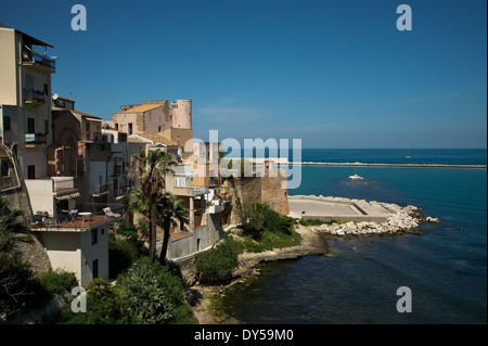 Castellammmare del Golfo Stockfoto