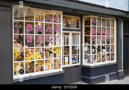 Der Bär-Shop in Elm Hill Norwich UK Stockfoto