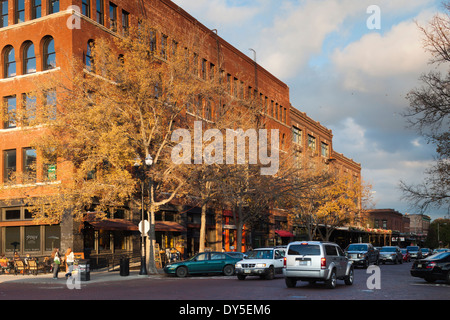 USA, Nebraska-Omaha, Gebäude auf dem alten Markt Stockfoto