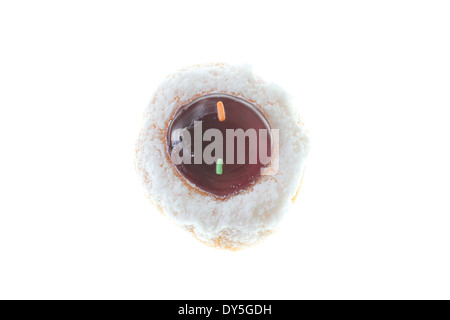 Donuts isoliert auf weißem Hintergrund. Stockfoto
