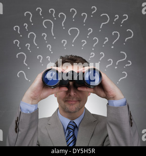 Geschäftsfragen Stockfoto