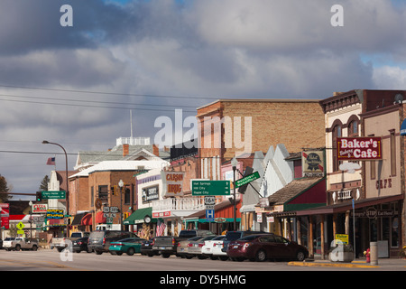 USA, South Dakota, Black Hills National Forest, Custer, Blick auf die Stadt Stockfoto