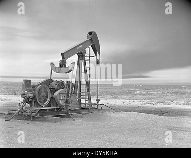 Gulf Oil Corporation, Waddell Benzin Pflanze Westtexas Stockfoto